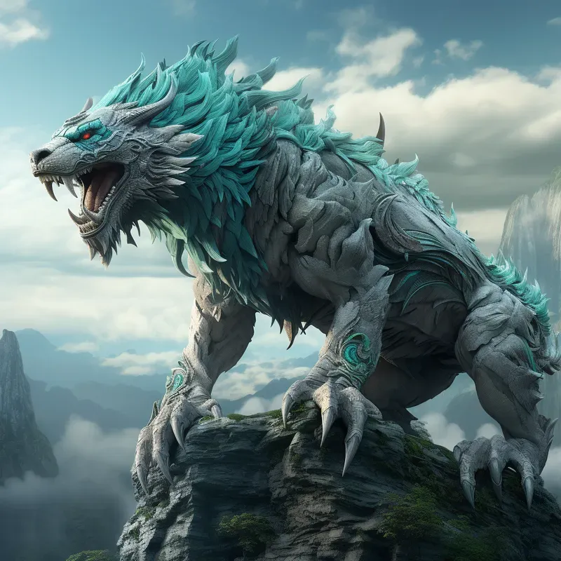 Mountain Fantasy Creatures