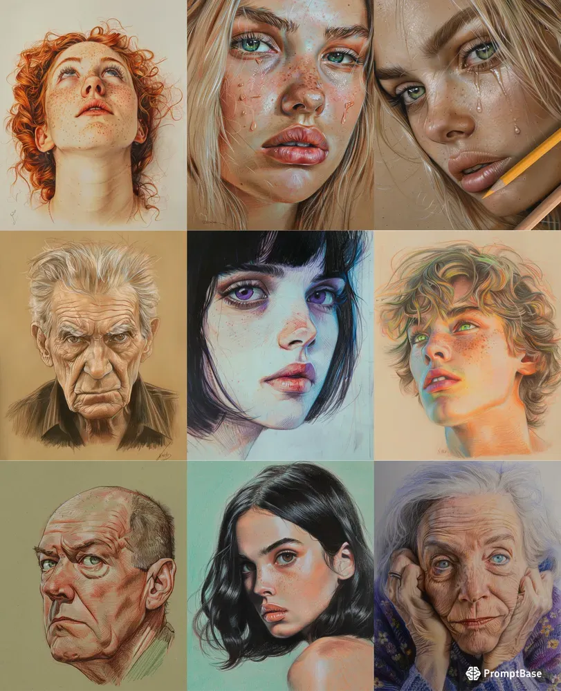 Hyper Realistic Pencil Draw Portraits