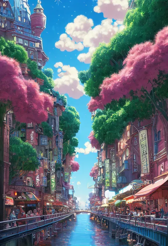 Studio Ghibli Style Landscapes