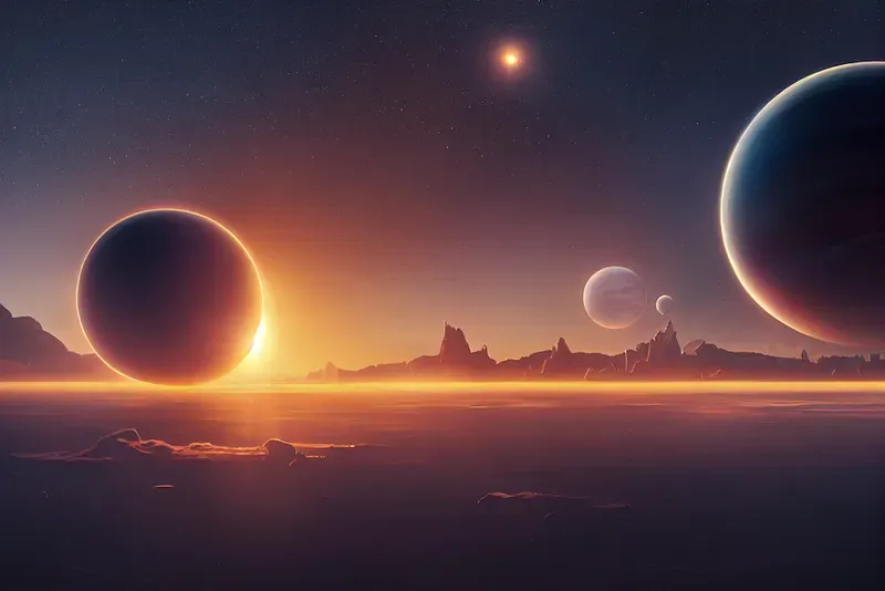 Realistic Sci-fi Alien Landscape