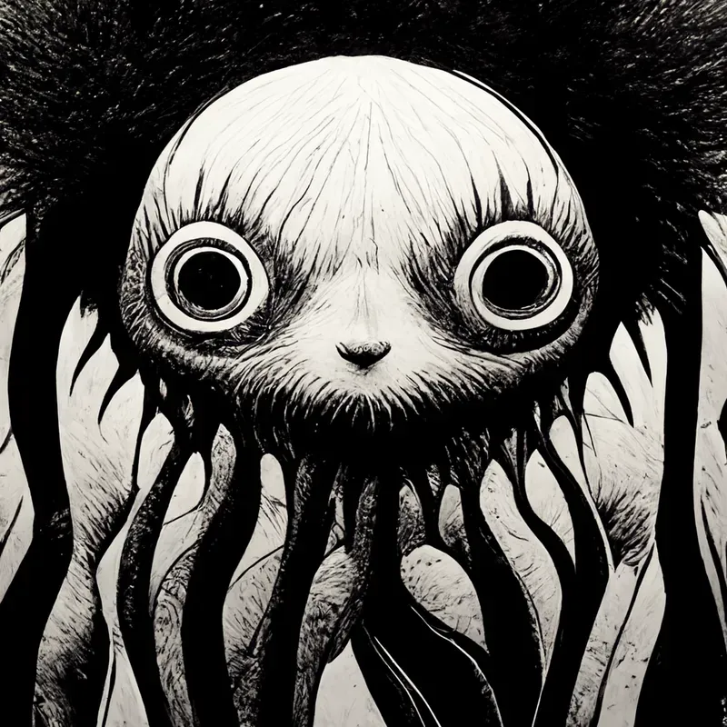 Junji Ito Style Comic Art