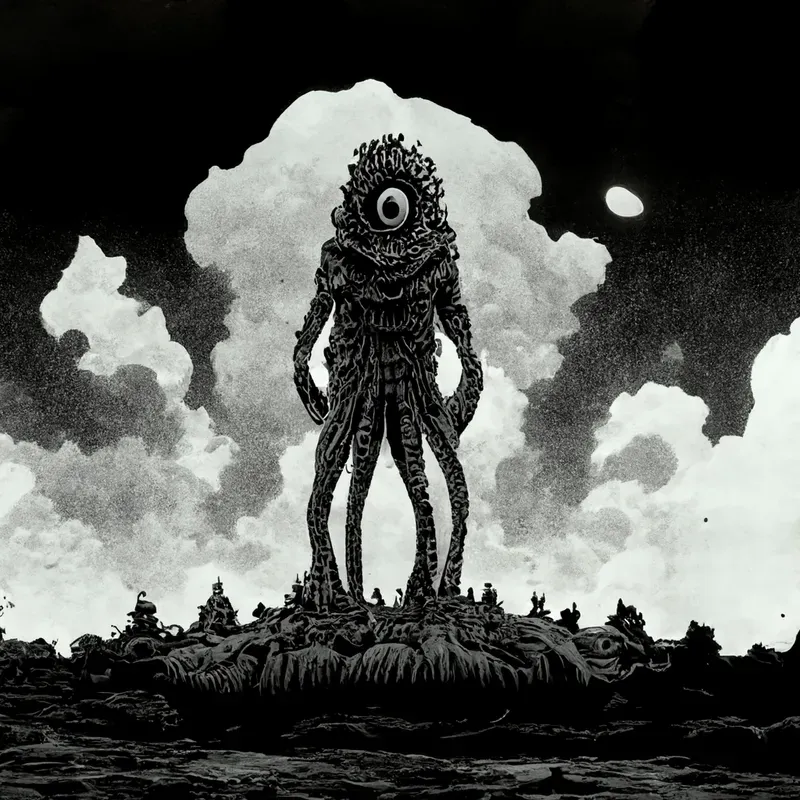 Junji Ito Style Comic Art