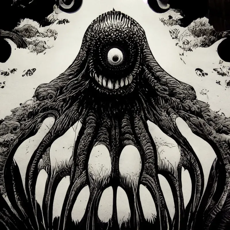 Junji Ito Style Comic Art