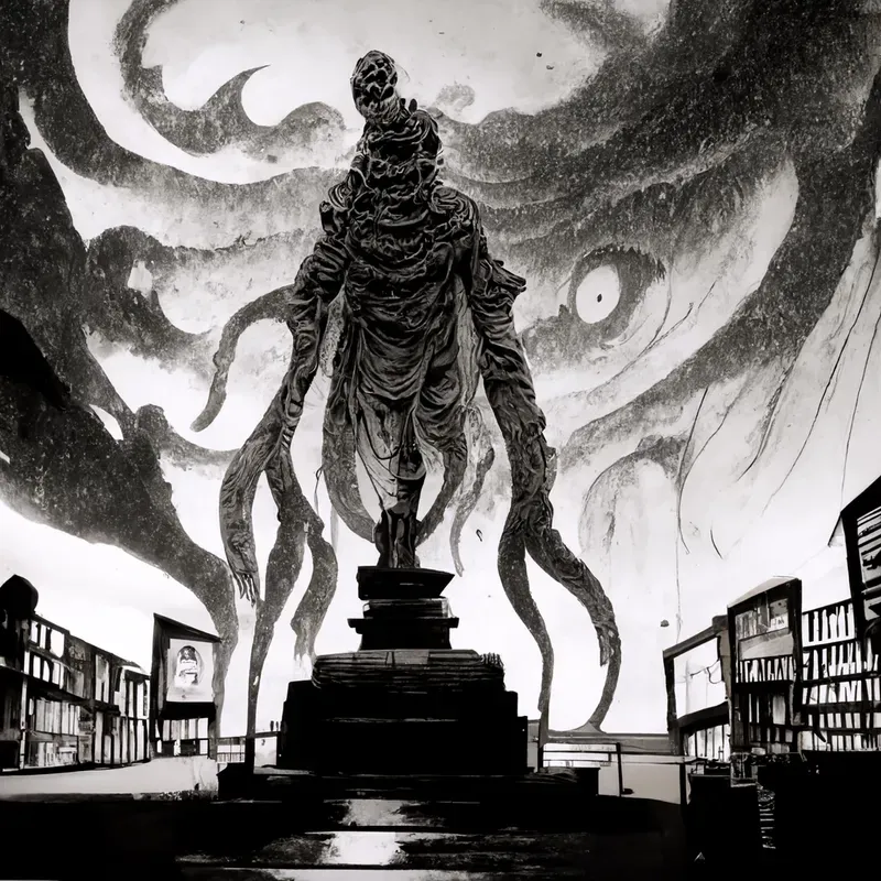 Junji Ito Style Comic Art