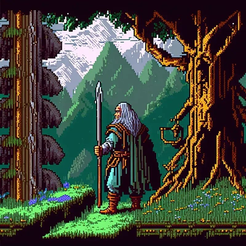 SNES Pixel Art