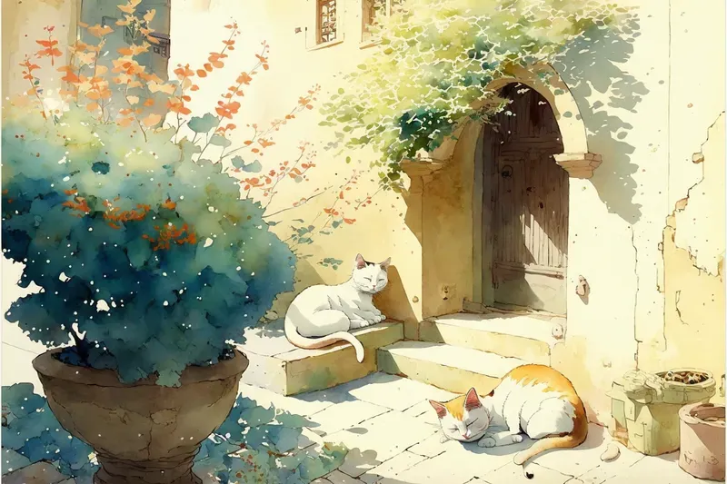 Studio Ghibli Style Watercolors