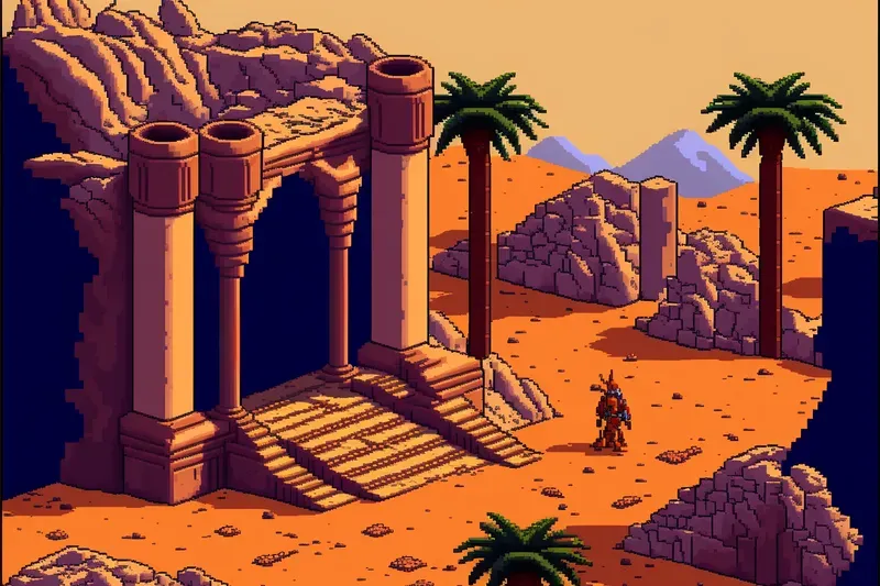 Retro RPG Video Game Backgrounds