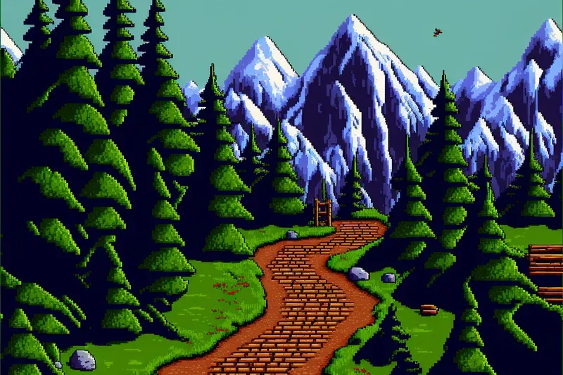 Retro RPG Video Game Backgrounds
