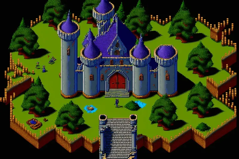 Retro RPG Video Game Backgrounds