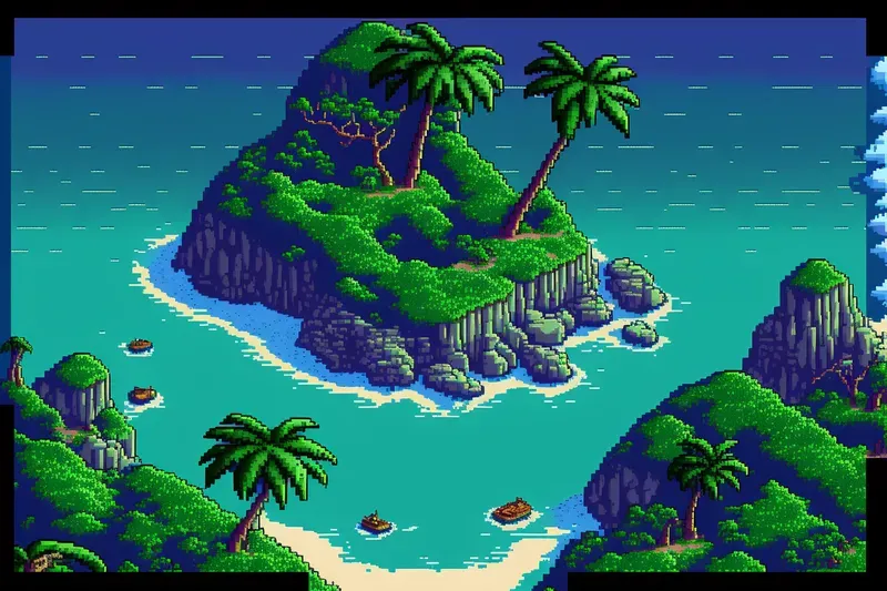 Retro RPG Video Game Backgrounds