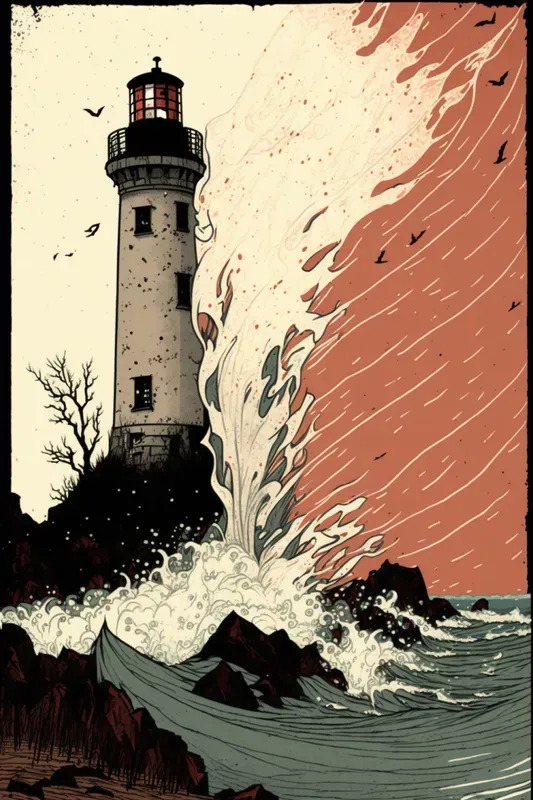 Gothic Line Art Book Covers