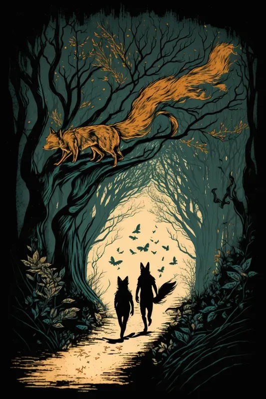 Gothic Line Art Book Covers