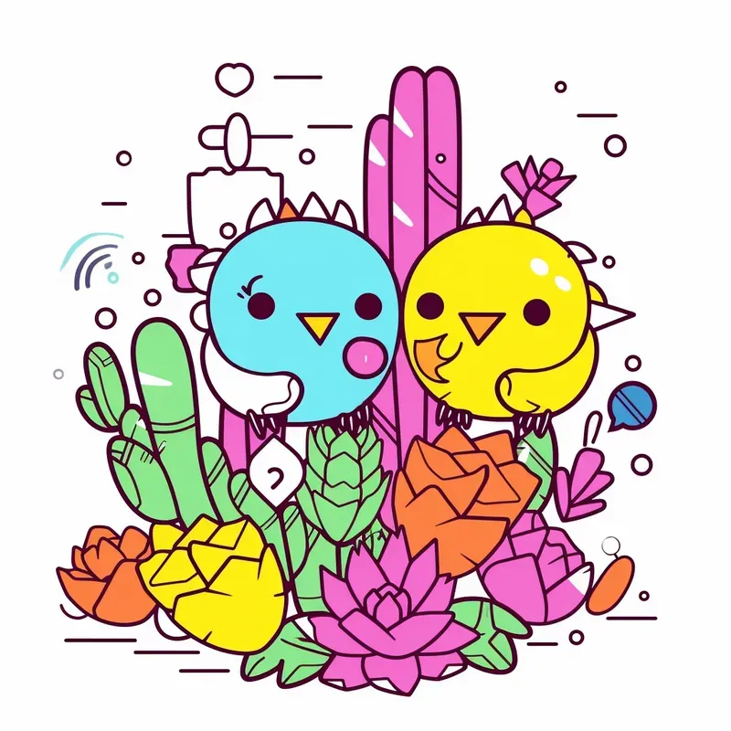 Tokidoki Style Cute Illustrations