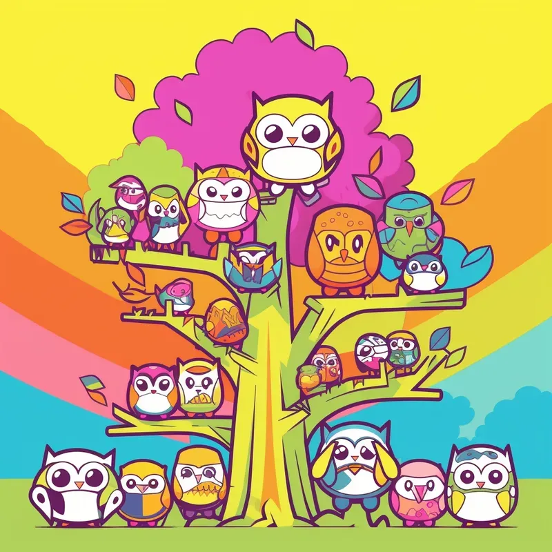 Tokidoki Style Cute Illustrations