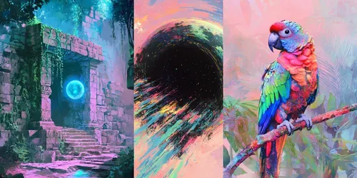Cyber Glitch Realisms generated by midjourney