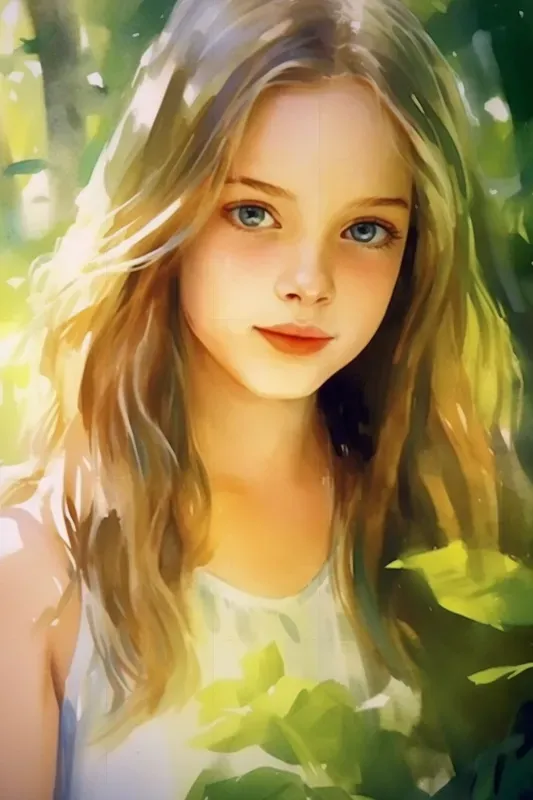 Realistic Water Color Portrait Paintings