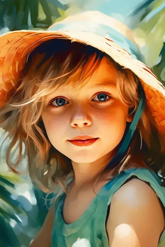 Realistic Water Color Portrait Paintings