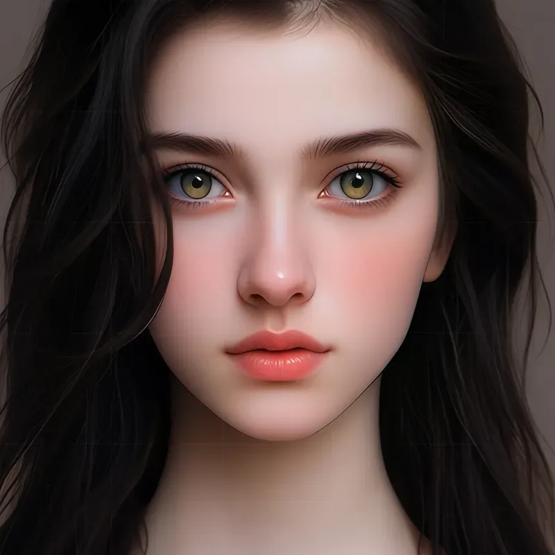 Realistic 3D Avatar Anime Portraits
