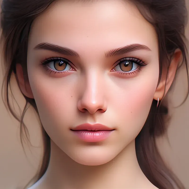 Realistic 3D Avatar Anime Portraits