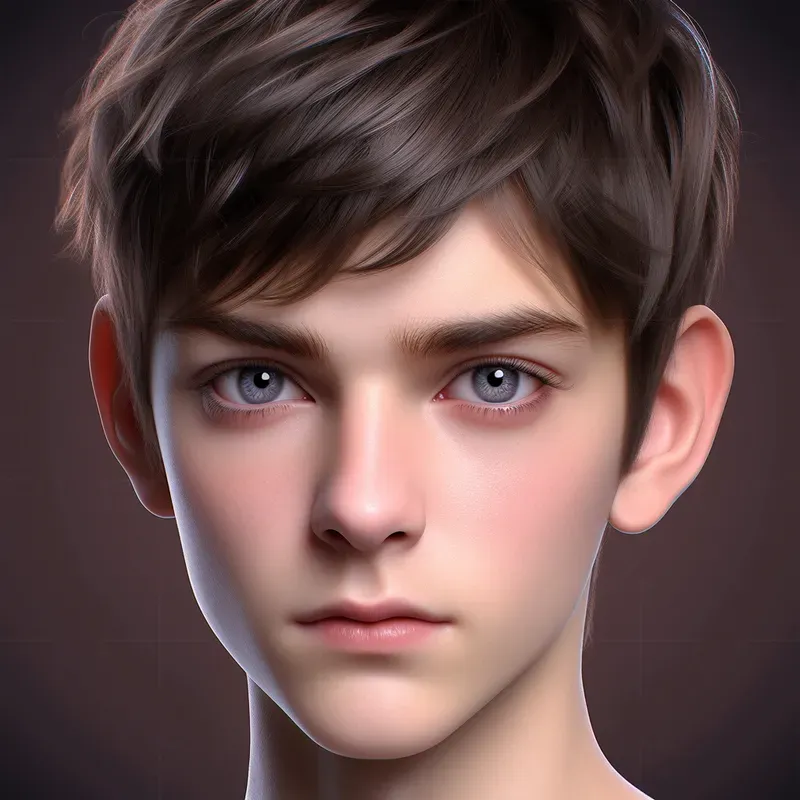 Realistic 3D Avatar Anime Portraits
