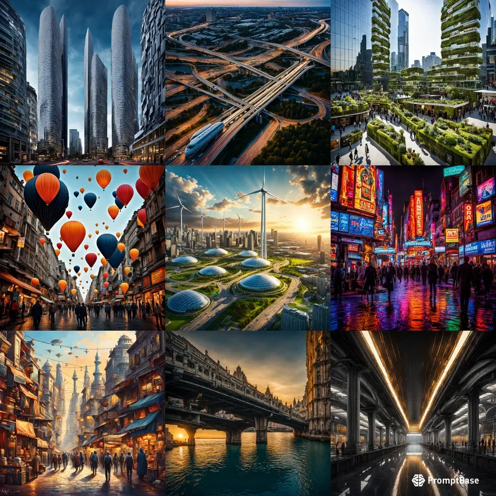 The Future Cities As Beautiful As A Dream