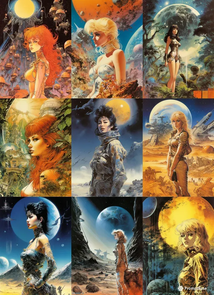 1980s Scifi Magazine Covers