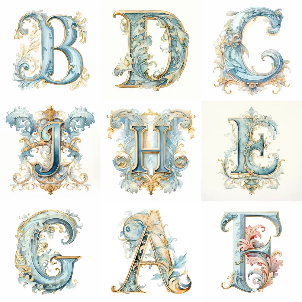 Beautiful Stylized Letters