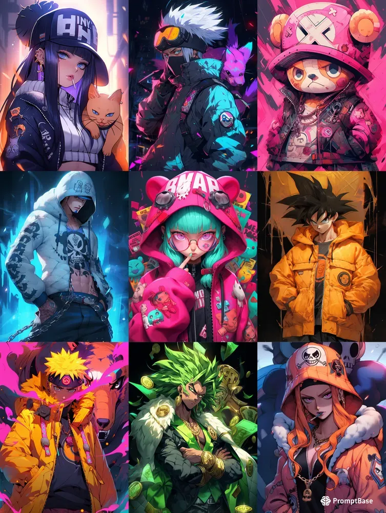 Manga Gangsta Underground Fashion