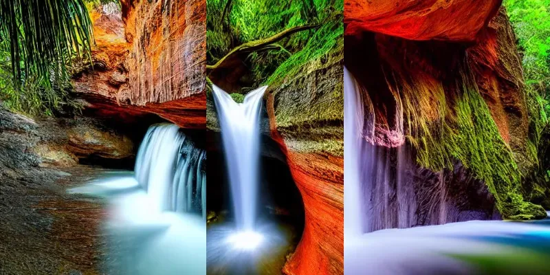 Cave Creek Waterfall generated by undefined