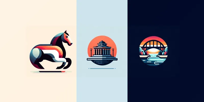 Bold Minimalism Icon Designs generated by undefined