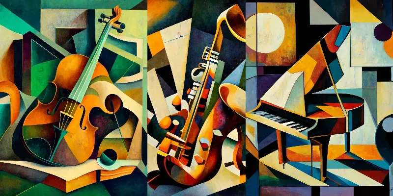 Cubism Musical Instruments generated by undefined