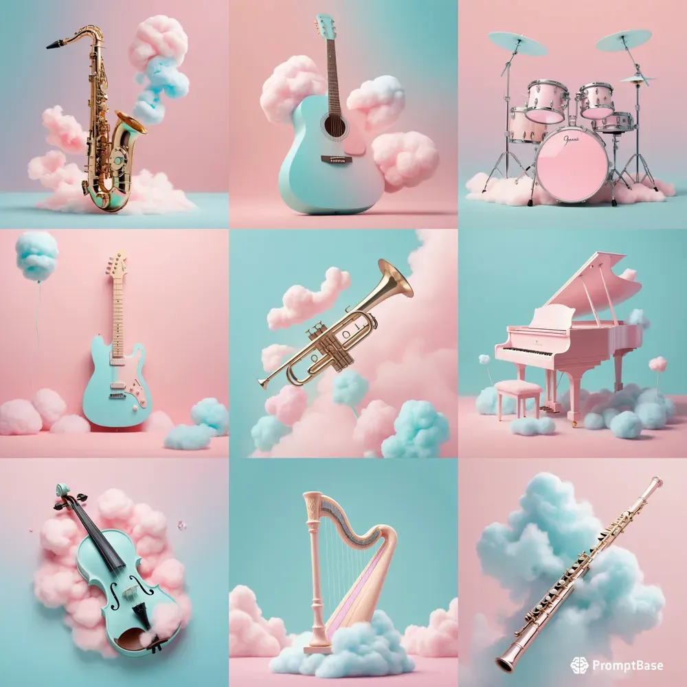 Dreamy Musical Instruments