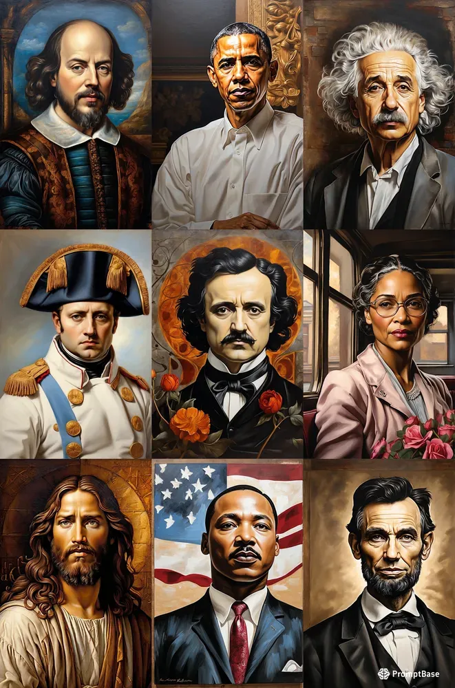 Historical Paintings Showcases