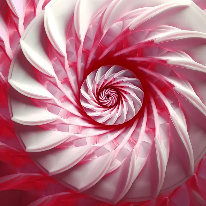 Colorful Fibonacci Art