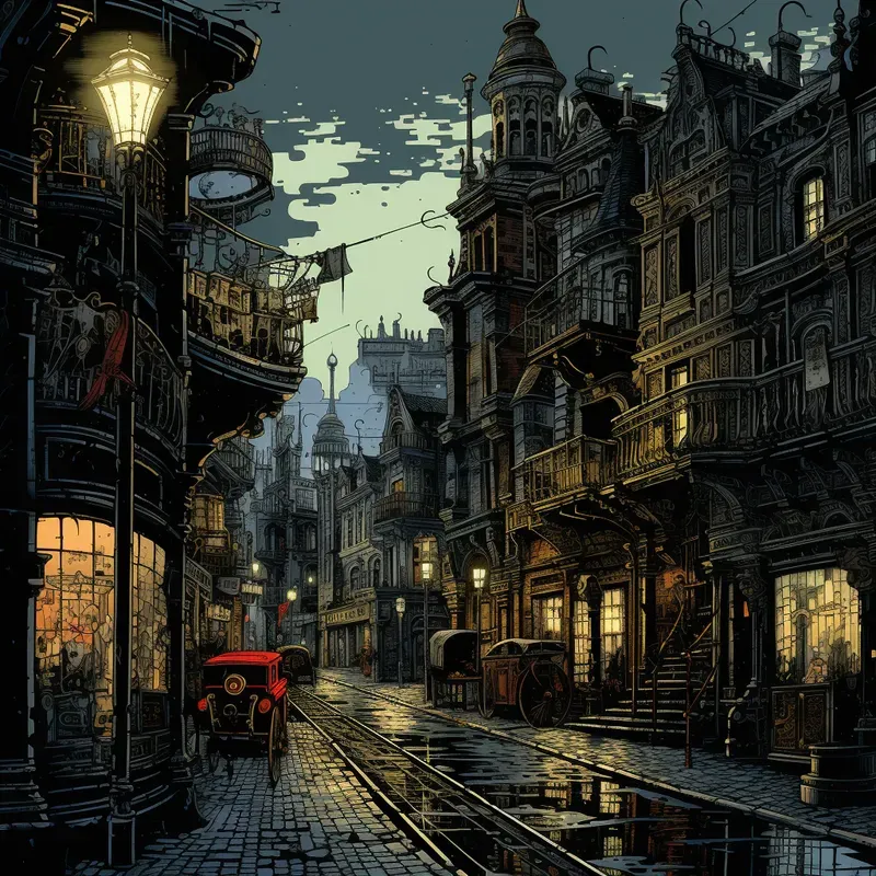 Neo Victorian Illustrations
