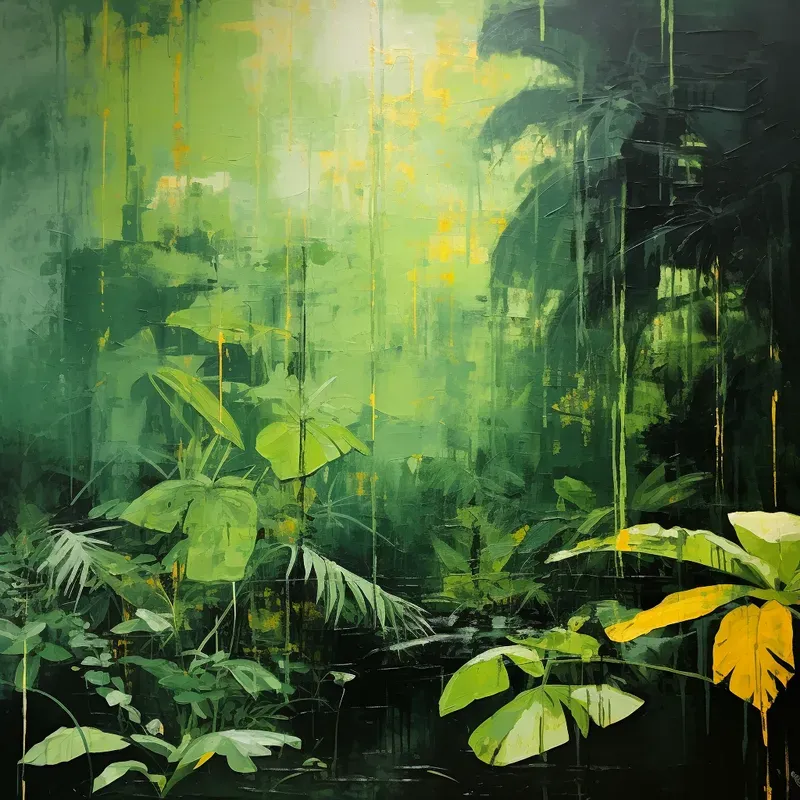 Abstract Minimal Landscape Paintings