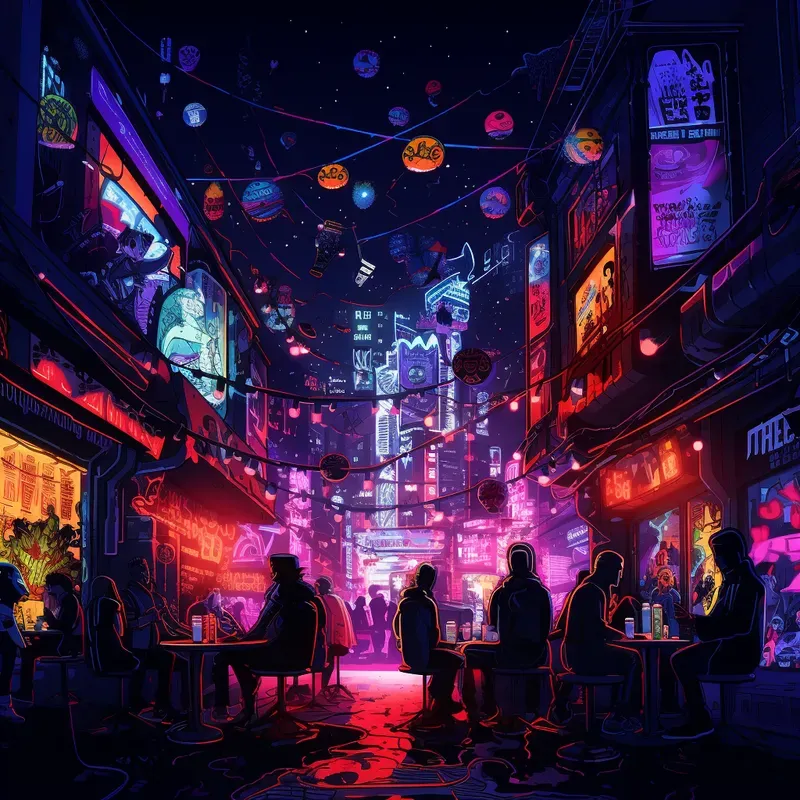 Cyberpunk Animated Scenes