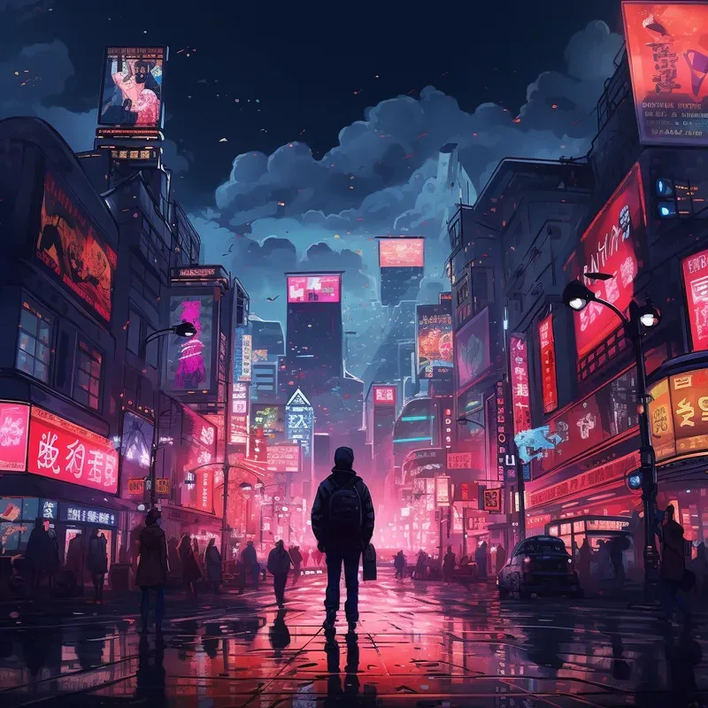 Cyberpunk Animated Scenes