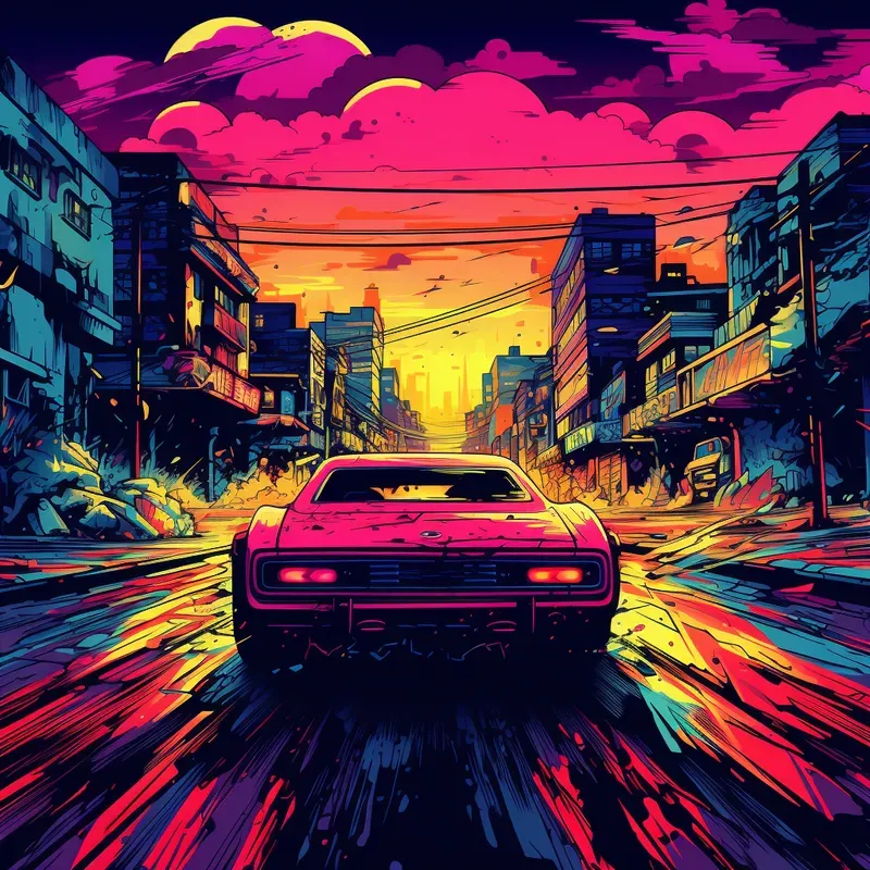 Cyberpunk Animated Scenes