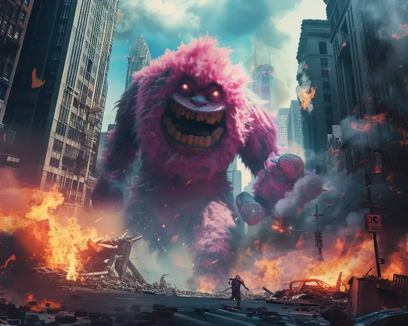 Monsters Destroying Cities