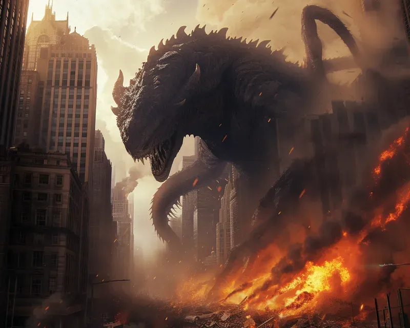 Monsters Destroying Cities