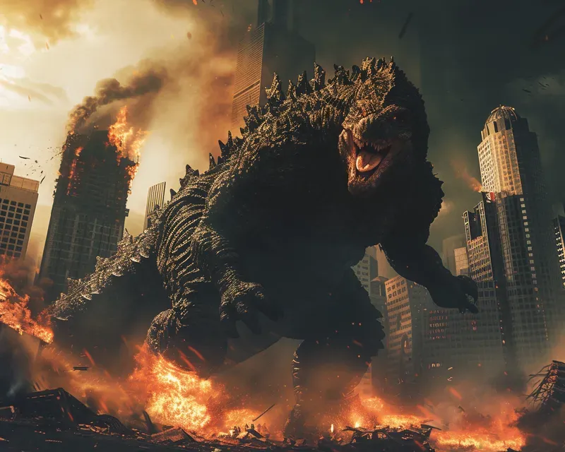 Monsters Destroying Cities