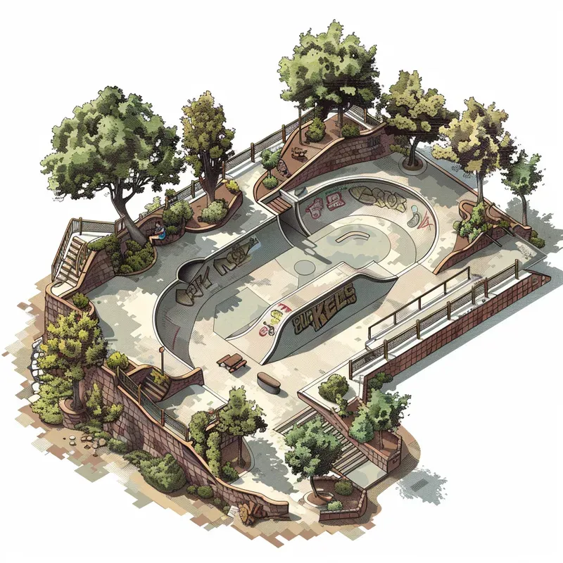 Digital Isometric Pixel Art