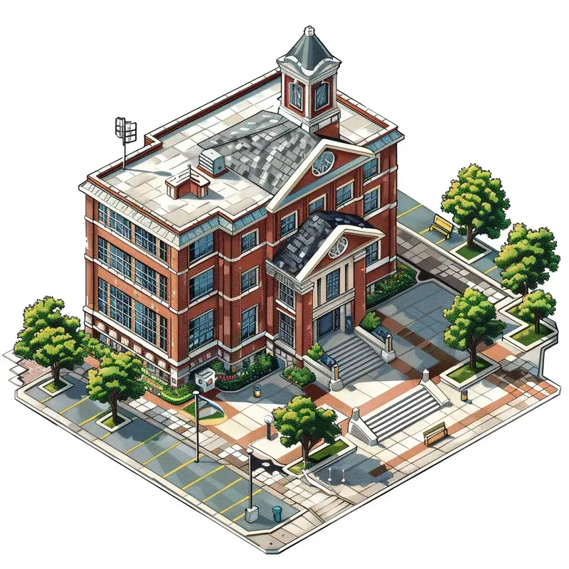 Digital Isometric Pixel Art