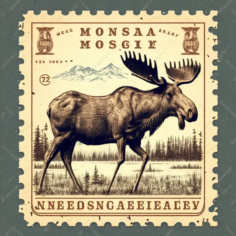 Vintage Postal Stamps