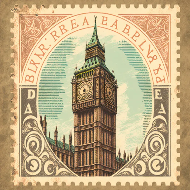 Vintage Postal Stamps
