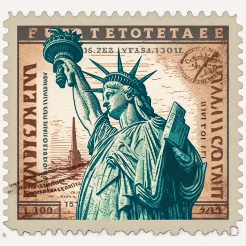 Vintage Postal Stamps