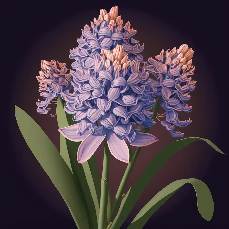 Simple Vector Illustration Of Flowers