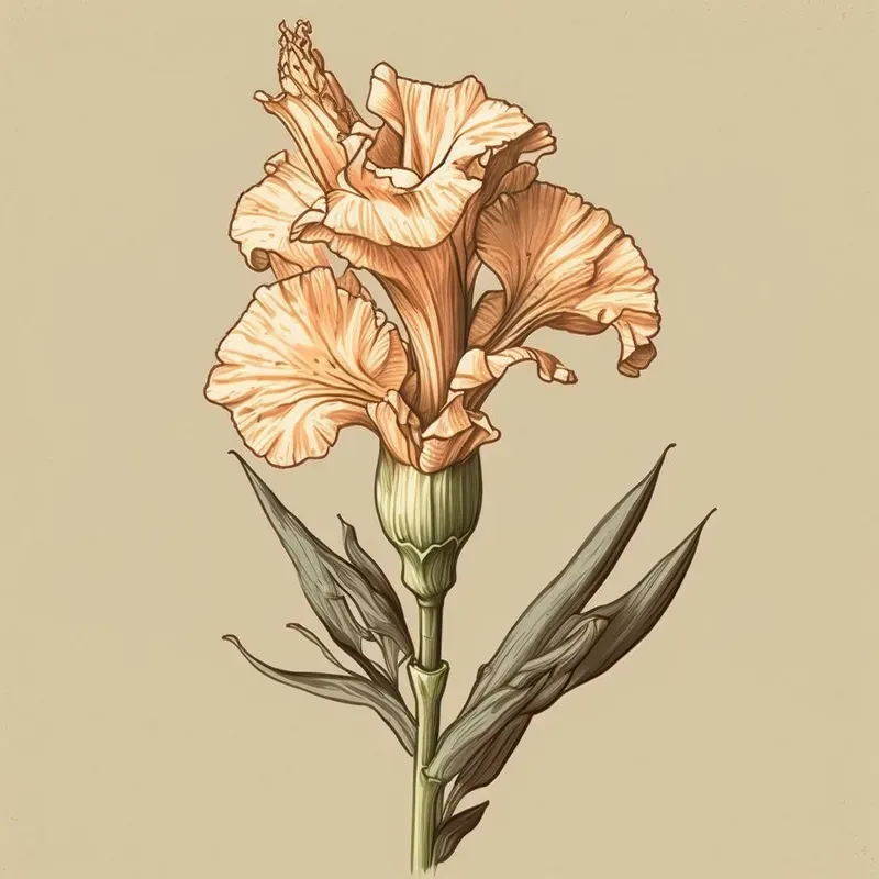 Simple Vector Illustration Of Flowers