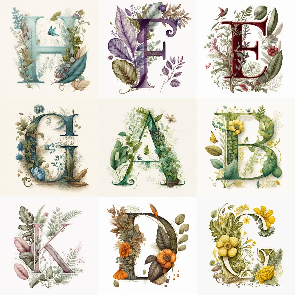 Floral Letters